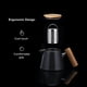 thumbnail image 5 of Tetera ChefWave 600 ml Cerámica Negra con Infusor y 2 Tazas, 5 of 7