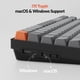 thumbnail image 3 of Teclado Mecánico Inalámbrico Bluetooth Keychron K2 75%, 3 of 7