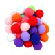 thumbnail image 1 of Bolas De Pompones Multicolores, Material De Bricolaje Para Niños, Juguetes Artesanales Para Gatos, Manualidades, Diámetro De 3cm, 40 Uds., 1 of 5