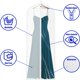 thumbnail image 5 of Bolsas para ropa Simple Houseware, transparentes, 165 cm con cremallera, paquete de 2, 5 of 9