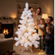thumbnail image 3 of Árbol De Navidad Blanco 120 Cm 80 Ramas, 3 of 5