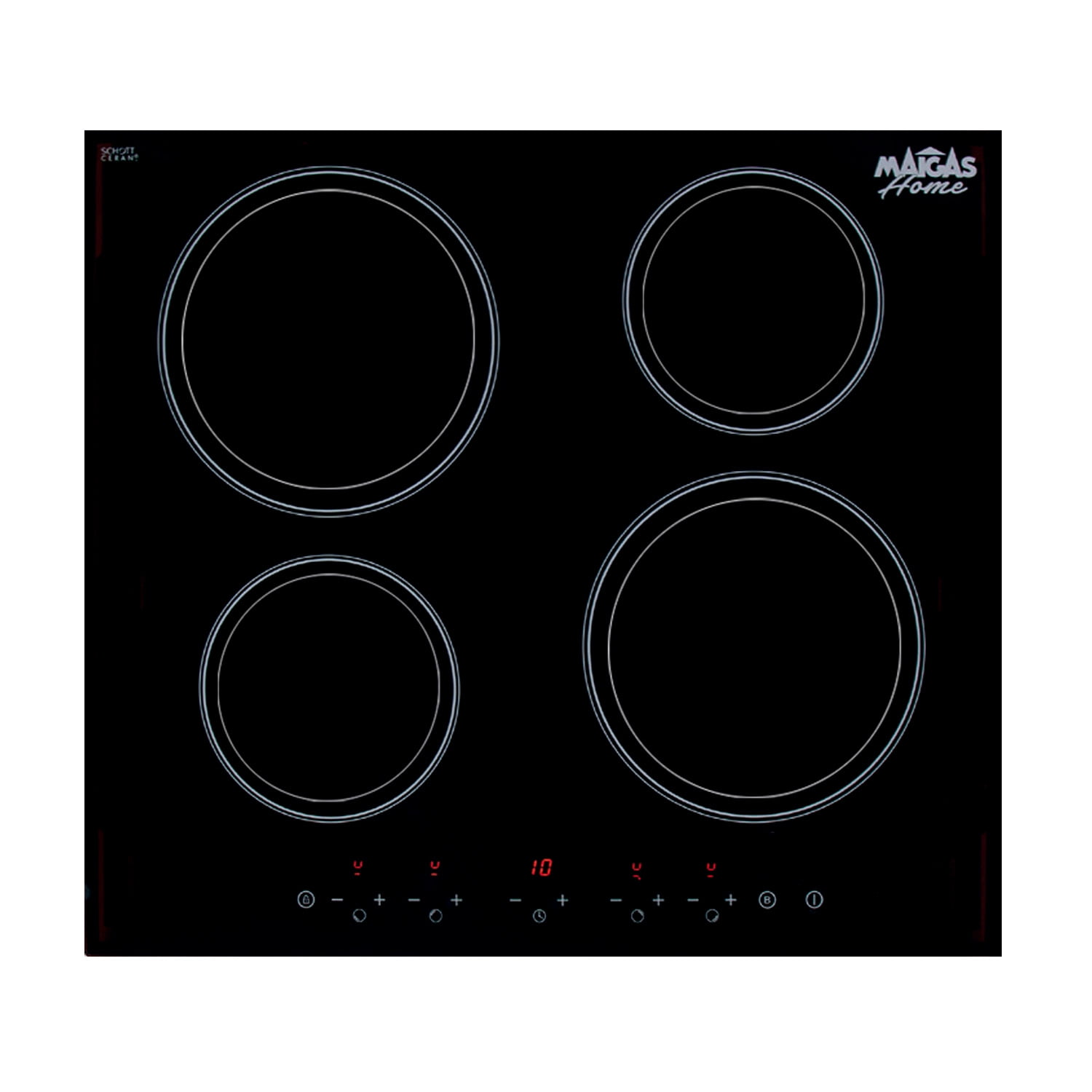 Maigas - Encimera Eléctrica 4 Quemadores Cei04