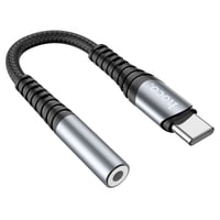 Hoco - Cable Adaptador Tipo C A Jack 3.5Mm Aux Dac Audio12Cm Ls33