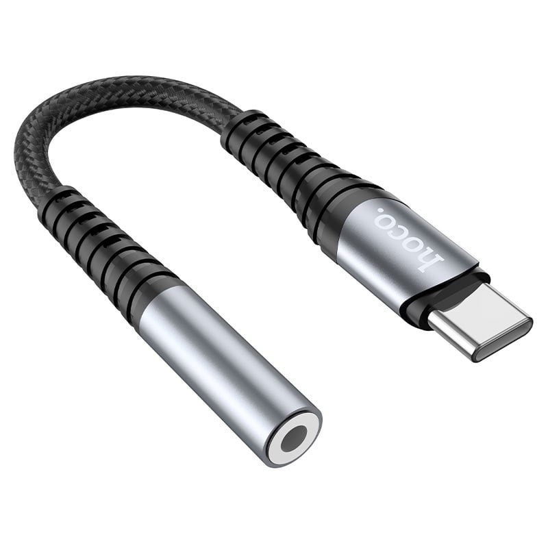 Hoco - Cable Adaptador Tipo C A Jack 3.5mm Aux Dac Audio12cm Ls33