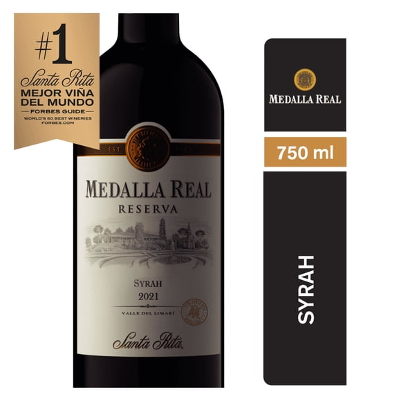 Vino Tinto Medalla Real Syrah Botella, 750 cc