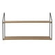 thumbnail image 1 of Repisa 2 Niveles 60X15X33Cm Metal Base Madera, 1 of 3