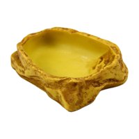 Ioensy - Cuenco De Agua Para Reptiles, Cuenco De Alimentación De Anfibios Para Camaleón, Tortuga, Gecko Leopardo, 12X9X3Cm