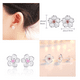 thumbnail image 5 of Aros Plata Flor Circon Rosa 8 mm, 5 of 6