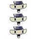 thumbnail image 1 of Luces solares Onforu 3000LM para exteriores con control remoto, paquete de 3, 1 of 8