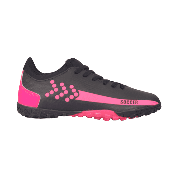 ZAPATILLAS DE BABYFÚTBOL SOCCER NEGRO/FUCSIA ADULTO | SB-3 - Talla 44