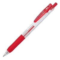 Zebra Pen - Bolígrafo De Gel Zebra Sarasa Clip, 0,4 Mm, Rojo, 10 Unidades B-Jjs15-R