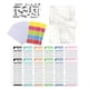 thumbnail image 4 of Carpeta Para Cuaderno A6 Con Sobres Con Cremallera Bolsillos Transparentes Cuero De PU Blanco, 4 of 5