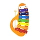 thumbnail image 1 of Xilófono De 8 Notas Para Aprender A Tocar El Arcoíris De Madera Para Bandas De Niñas Y Niños, Color Naranja, 1 of 3