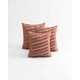 thumbnail image 1 of Pack De 3 Fundas De Cojin Chenille Con Flecos Terracota, 1 of 3