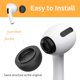 thumbnail image 2 of Puntas De Espuma Con Memoria Para Airpods Pro 1 Y 2 Talla Grande, 2 of 8