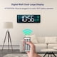 thumbnail image 2 of Reloj de pared digital Abovsare con pantalla grande de 41 cm con mando a distancia, 2 of 8