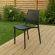 thumbnail image 2 of Silla Plástico Apilable Deco Noruega Negro Escandinavia, 2 of 8