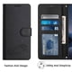 thumbnail image 3 of Funda tipo cartera FOXDOCK para Samsung Galaxy A11 con soporte, ranuras, RFID, diseño de gato, 3 of 5