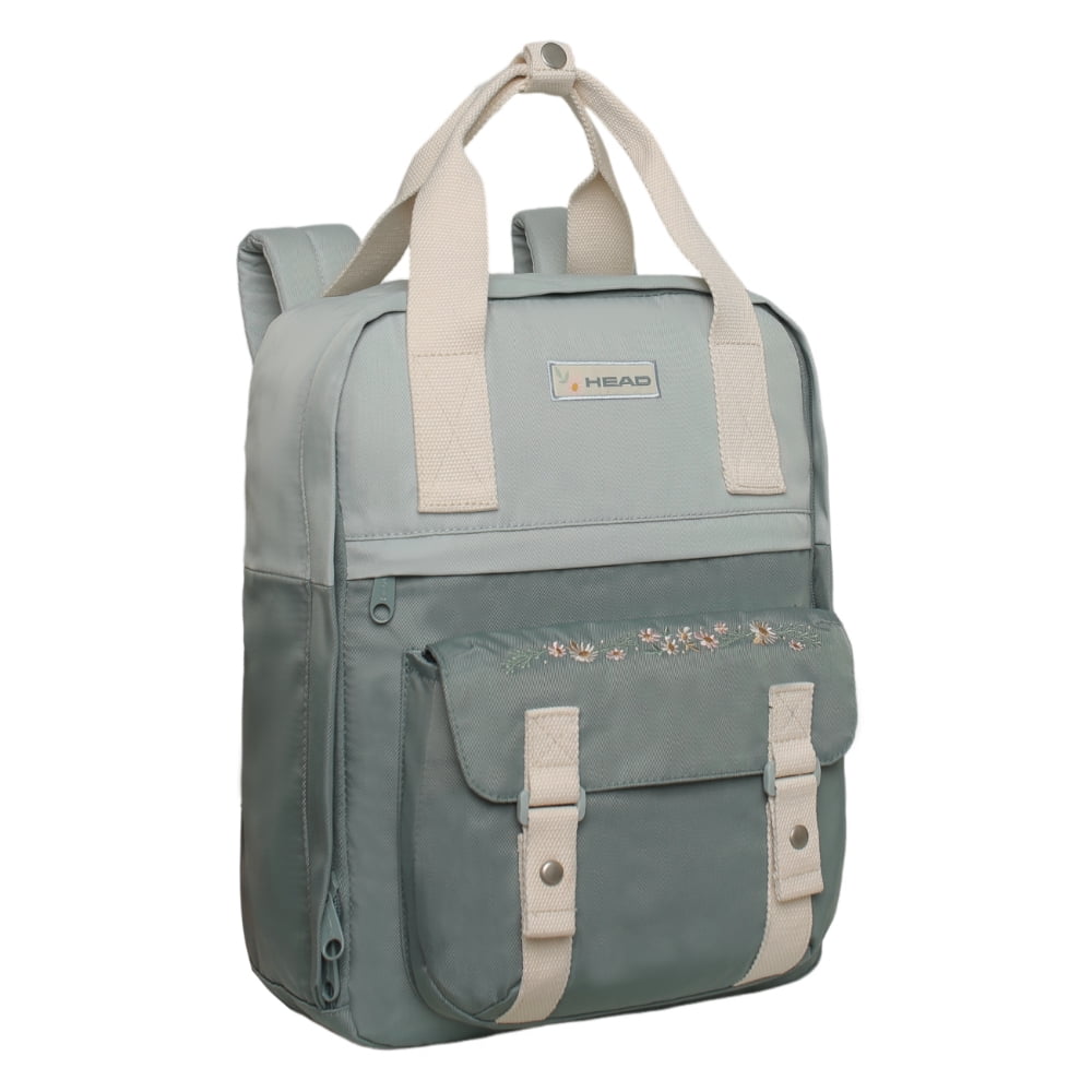 Mochila Mujer Moda Omega Bordado Menta Head