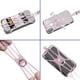 thumbnail image 5 of Cordón para teléfono celular, correa de silicona para el cuello desmontable con anilla, universal, compatible con iPhone, Samsung Galaxy y la mayoría de los teléfonos inteligentes (rosa), 5 of 6