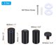thumbnail image 2 of Tornillos de Separador de Señal de 1 x 2 Pulgadas Uxcell, 8 Juegos de Separadores de Pared de Acero Inoxidable, Negro, 2 of 6