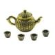 thumbnail image 3 of Juego De Teteras Para Casa De Muñecas Accesorios De Cocina De Metal 1:12 Hada Para Vino Dorado, 3 of 5