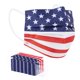 thumbnail image 1 of Mascarillas desechables Borje Patriotic, 3 capas, bandera de EE. UU., 50 unidades, 1 of 7