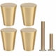 thumbnail image 1 of Perillas para gabinete RZDEAL de latón sólido en forma de cono para zapatero, librero y cajón (4 pie, 1 of 9