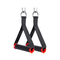 Ioensy - Empuñaduras De Fijación Mangos De Ejercicio Para Entrenamiento De Fuerza Pilates Uso En Gimnasio En Casa Rojo
