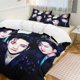 thumbnail image 2 of Stray Kids Bedding Set Duvet Cover Comfortable and Lightweight Cartoon Bedding 3 Piece Bed Set, 2 of 5