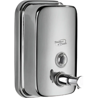 Genérico - Jabonera Con Dispensador Manual Para Jabón Líquido De Acero Inoxidable, 500 Ml, Color Plateado, 500 Ml