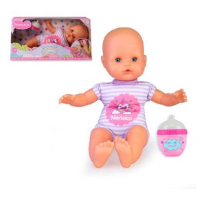 Muñeca Nenuco Biberon Y Sonajero De 35 Cms Modelos Surtidos