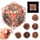 thumbnail image 1 of Spinner de Dados DND Froggod Ruleta 7 en 1 de Metal con Relieve 3D, 1 of 7