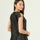 thumbnail image 4 of Camisola de Dormir Sesgo Negro, 4 of 5