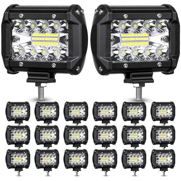Pods LED MUVKQC 60W 20 piezas Combo Spot/Flood