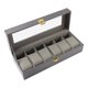 thumbnail image 2 of Caja Para Relojes Para Hombre, Organizador De Joyas Para Regalar, Ideal Para Negocios, Anillos, Pulseras, 6 Ranuras, 2 of 5