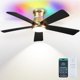 thumbnail image 1 of Ventilador Surtime 8968 117 cm bajo perfil RGB motor DC, 1 of 3