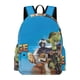 thumbnail image 1 of Vecinos Invasores-theme Backpack, Campus style schoolbag Bookbag with Adjustable Shoulder Straps And Large Zip Compartment, Unisex Travel Bags.42x30x15cm, 1 of 6