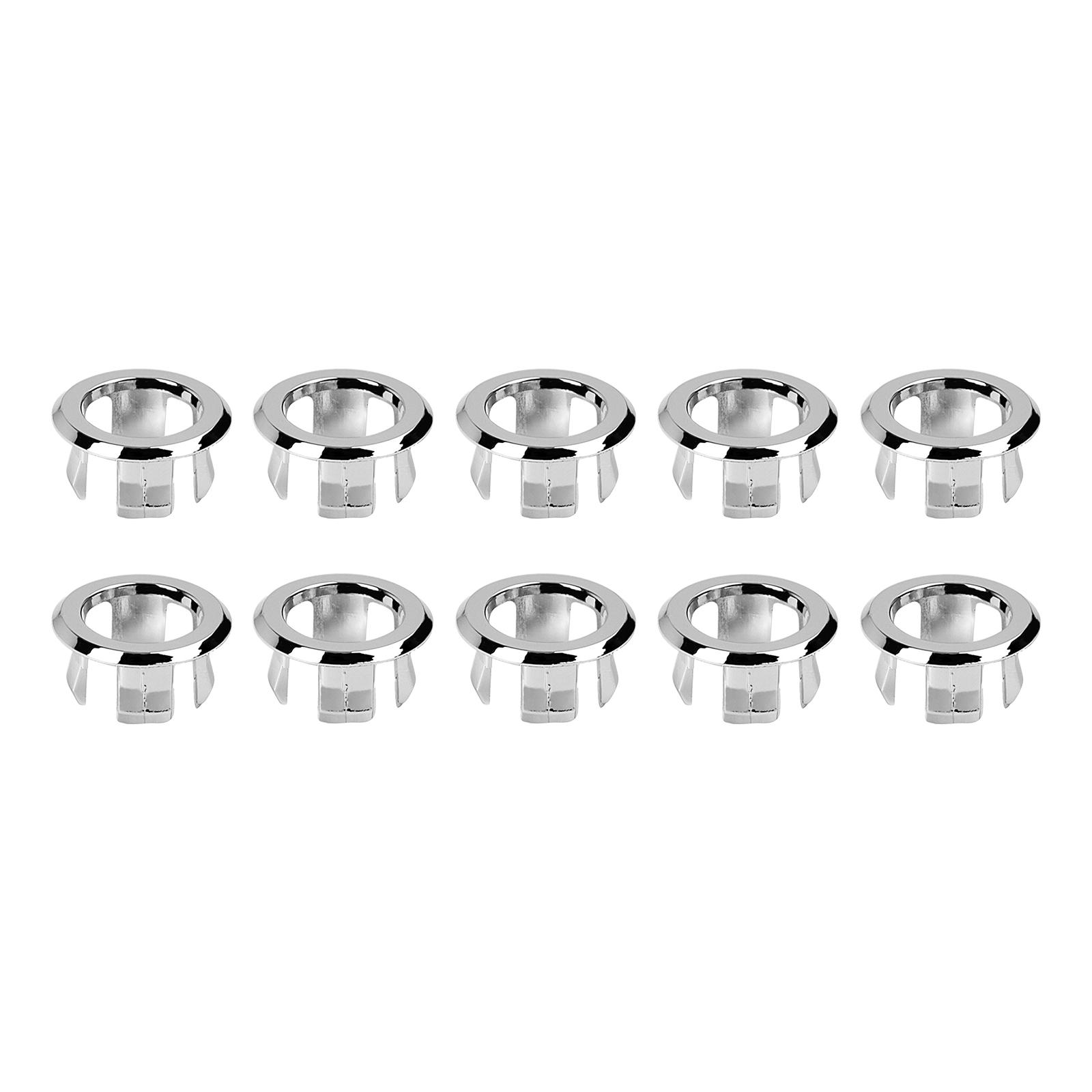 Magideal - Cubiertas De Desbordamiento Para Fregadero, Tapa De Orificio De Anillo Embellecedor Para Lavabo De Cocina Y Baño, Para El Baño De La Cocina Del Hogar Hueco