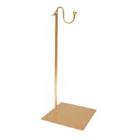 Ioensy - Estante De Exhibición De Bolso, Soporte De Monedero De Mesa Ajustable Al Por Menor, Soporte De Exhibición Dorado