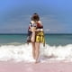 thumbnail image 2 of Johnny Puff Toalla de playa de secado rápido con diseño temático, regalo para mujeres y niñas, ideal para cumpleaños, fans, amantes de la música, uso en la playa o al aire libre, 78 × 150 cm, 2 of 6