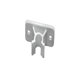 thumbnail image 1 of Soporte para puerta RV Designer E242, clip de plástico blanco de 5 cm, paquete de 2, 1 of 1