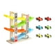 thumbnail image 2 of Rampa De Pista De Coche De Madera, Juego De Vehículos De Carreras De Juguete Para Niños, Regalo De Cumpleaños, 4 Pistas, 2 of 5