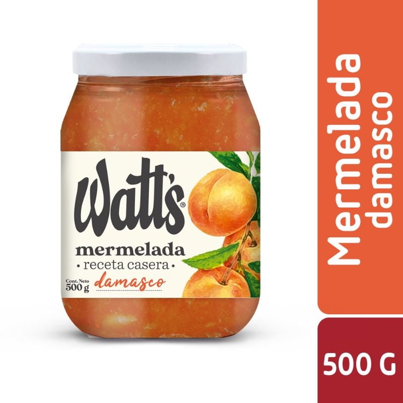 Mermelada Receta Casera Damasco 500 g Watt´s