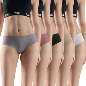 Top - Calzón Pantaletas Algodón Sin Elástico Pack 5 C1