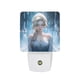 thumbnail image 1 of Elsa, la Princesa de Frozen Luz nocturna LED con sensor de anochecer a amanecer para dormitorio, baño, pasillo, escaleras - Lámpara LED nocturna de enchufe, 0.5W - 1 pieza, 1 of 6