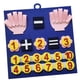 thumbnail image 2 of Tablero De Fieltro Números De Dedos Contar Juguetes Juguetes Educativos Para Niños De Más De 3 Años Azul, 2 of 5