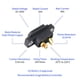 thumbnail image 2 of Conector macho XT60 Amass 10 piezas con tornillos, 2 of 6