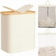 thumbnail image 2 of Cesto Doble Ropa Sucia con Tapa Plegable Canasto Bambú Rectangular, 2 of 5