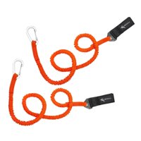 Ioensy - Kayak Paddle Leash Cordón De Seguridad Caña De Pescar Canoa Soporte Para Caña De Pescar 2 Piezas